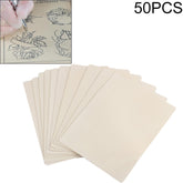 50 PCS Blank Tattoo Exercise Silicone Skin
